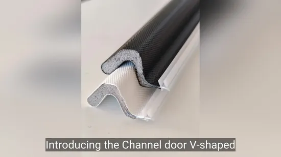 Channel Door Silicone Rubber/PU/TPE/PVC/ EPDM V-Shaped Wrapping and Weatherstripping/Sealing/Seal Strip